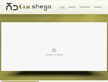 Tablet Screenshot of chic-shega.com